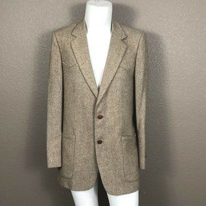 Ratner Clothes for Men 80's Western Cowboy Style Speckled Sports Coat Ja…